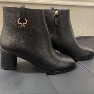 Kate Spade Black Ankle Booties